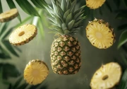 Tropical Pineapple Paradise: Refreshing Sunny Joy