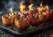 Spicy Flame: Roasted Peppers for the Kitchen