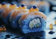 Bright Sushi Rolls: Dive into the Tasty World