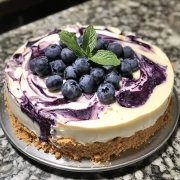 Creamy Blueberry Cheesecake: Tasty Perfection