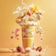 Citrus Fireworks: Orange Cocktail and Sweet Treats