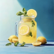Summer Lemonade: Fresh Lemon and Mint