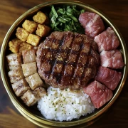 Gourmet Mix: Meat and Rice for Inspiration