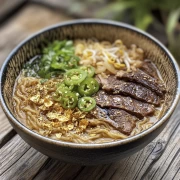 Golden Ramen: Gourmet Fantasy for Interior
