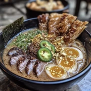 Japanese Ramen Symphony: Flavors and Colors