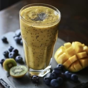 Mango Smoothie with Berries: Vitamin Explosion for the Interior
