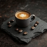 Elegant Espresso: Comfort and Aroma of Coffee Beans