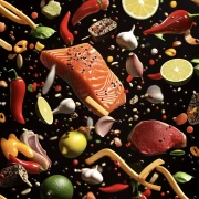 Harmony of Flavors: Salmon with Chili and Lime