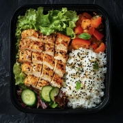 Gastronomic Symphony: Rice with Chicken Fillet and Vegetables