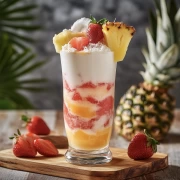 Tropical Fruit Cocktail: Tasty Paradise on the Wall