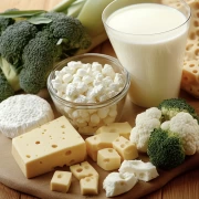 Calcium Symphony: Milk, Cheese and Vegetables on Your Wall