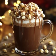 Hot Chocolate with Caramel Popcorn: Sweet Temptation