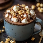 Harmony of Flavors: Caramel Popcorn and Hot Chocolate