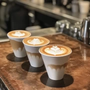 Triumph of Latte: Aromatic Ritual in Coffee Cups