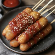 Corndogs with Ketchup: Taste of the Streets on Your Wall