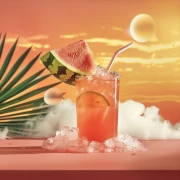 Juicy Watermelon Explosion: Wall Inspiration for Foodies