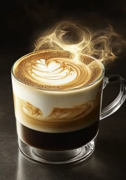 Magical Latte Pattern: Cozy Mornings with a Double Shot