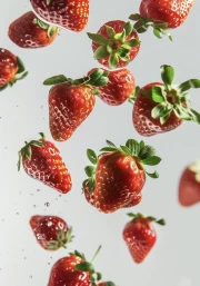 Floating Strawberries: Paradise Freshness in Your Kitchen