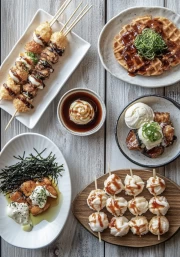 Gastronomic Symphony of Taiyaki and Yakitori: Japanese Delicacies on Your Wall