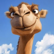 Funny Camel: Funny Caricature for Your Walls