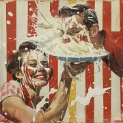 Cream Battle: Dive into Humor