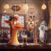 Stand-up at the Animal Bar: Funny Animals and Their Jokes