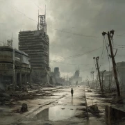 Secrets of the Abandoned City: Emptiness Magic on Canvas