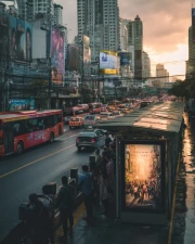 Bangkok Sunset Skyline: The Energy of the Thai Metropolis
