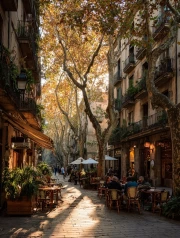 The Warmth of Barcelona: City Panoramas and Cozy Streets