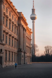 Berlin Silhouette: Architectural Grace and Charm of the TV Tower