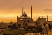 Golden Sunset: Oriental Magic of Cairo in Cityscapes Skylines