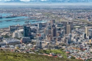 Harmony of Mountains and City Lights: Cape Town Landscape