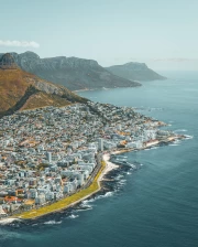 Cape Town Panorama: City and Mountains in South Africa