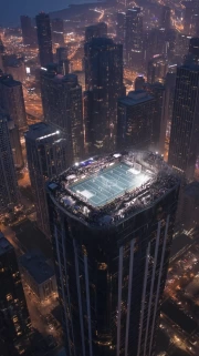 Chicago at Night: City of Lights and Dreams