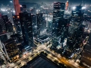 Night Metropolis: Bright Lights of the Cityscape