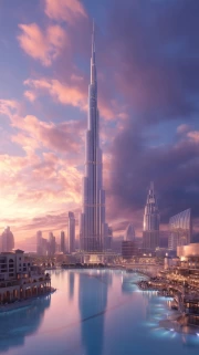 The Grandeur of Dubai Skyline: Urban Symphony