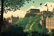 Edinburgh: History and Nature Intertwine in Cityscapes Skylines