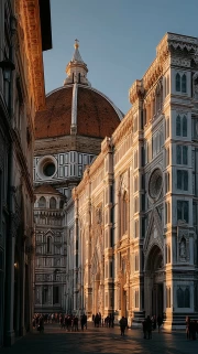 Florence Sunset Symphony: Architectural Landscape