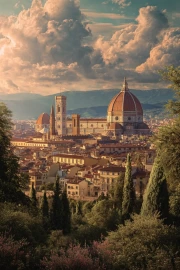 Florence Sunset Skyline: The Charm of the Cityscape