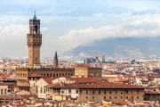 Florence in Flowers: City Panoramas and Atmosphere of Italy
