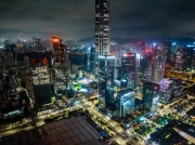 Hong Kong Glows at Night: China's Cityscapes and Skyscrapers