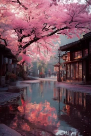 Kyoto Spring Symphony: Cherry Blossoms and Ancient Buildings