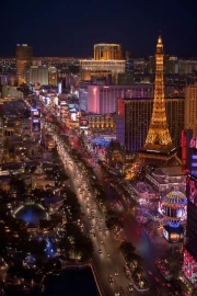 Night Symphony of Lights: Skyline Las Vegas, USA