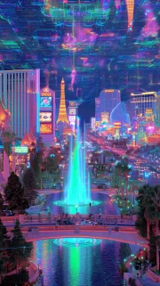 Neon Extravaganza Las Vegas: City of Dreams in Bright Lights