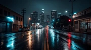 Night Glow: Los Angeles City Lights