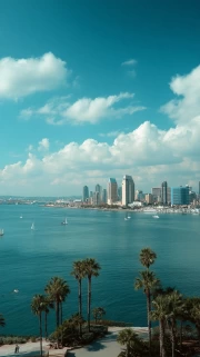 Los Angeles' Eternal Summer: Skyscrapers and Blue Skies