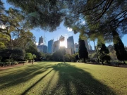 Melbourne Harmony: Nature and Architecture in Cityscapes Skylines