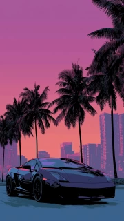 Sunset Glamour: Miami Nightlife in Dynamics