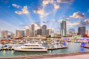 Sunny Miami Skyline: Urban Dream in Vibrant Colors