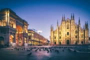Milan Evening Glitter: Urban Magic and Architecture